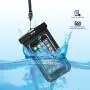 JOTO Universal Waterproof Pouch Phone Dry Bag Underwater Case for iPhone 11 Pro Max XS Max XR X 8 7 6S Plus SE 2020 Galaxy Pixel up to 6.9&quot, Waterproof Case for Pool Beach Swimming Kayak Travel -Black