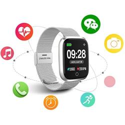 Smart watch, Q8 smart watch smart fitness watch HD smart watch screen fitness tracker with pedometer / heart rate / information notification / mobile phone notification / photo control / music control