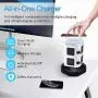 Surge Protector Tower GLCON Power Strip Tower Fast Wireless Charger + 4 USB 5V/5A Ports + 3000W 13A 6 Outlet Plugs + Charging Tower with 6ft Long Extension Cord for Home Office Surge Protector Tower GLCON Power Strip Tower Fast Wireless Charger + 4 USB 5V/5A Ports + 3000W 13A 6 Outlet Plugs + Charging Tower with 6ft Long Extension Cord for Home Office