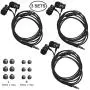 3 Packs Earbud Headphones with Remote & Microphone, SourceTon in Ear Earphone Stereo Sound Noise Isolating Tangle Free for Smartphones, Laptops, Gaming, Fits All 3.5mm Interface Device 3 Packs Earbud Headphones with Remote & Microphone, SourceTon in Ear Earphone Stereo Sound Noise Isolating Tangle Free for Smartphones, Laptops, Gaming, Fits All 3.5mm Interface Device