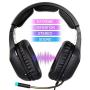 SADES Gaming Headset for Xbox One, PS4, Nintendo Switch, Bass Surround Sound Over-Ear 3.5mm Stereo Wired Headphones with Flexible Mic and Volume Control for Laptop PC  Smartphones