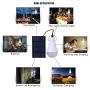 KK.BOL Portable Solar Led Light Bulb Rechargeable Solar Lamp S-1200-01 for Outdoor Lighting Fishing Camping Chicken coop Lamp Lights