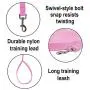 Hi Kiss Dog/Puppy Obedience Recall Training Agility Lead - 15ft 20ft 30ft 50ft 100ft Training Leash - Great for Training, Play, Camping, or Backyard Hi Kiss Dog/Puppy Obedience Recall Training Agility Lead - 15ft 20ft 30ft 50ft 100ft Training Leash - Great for Training, Play, Camping, or Backyard