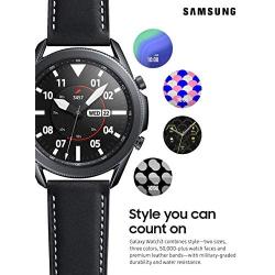 Samsung Galaxy Watch3 (45mm, GPS, Bluetooth), Mystic Black (US Version with Warranty)