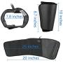 QUINEAR Air Compression Leg Massager for Circulation Calf Wraps Massage for Muscle Relaxation with Handheld Controller 2 Modes 3 Intensities
