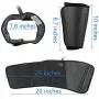 QUINEAR Air Compression Leg Massager for Circulation Calf Wraps Massage for Muscle Relaxation with Handheld Controller 2 Modes 3 Intensities