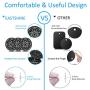 Mount Metal Plate with 3M Adhesive 5 Pack for Magnetic Cell Phone Car Mount, Stylish Universal Metal Disc Replacement Sticker for iPhone GPS Magnet Holder Cradle Stand 5 Round