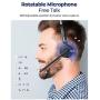 Mpow M5 Pro Bluetooth Headset with Microphone, Wireless Headphones for Cell Phone, Noise Canceling Headset with Charging Base for PC, Laptop, Truck Driver, Office, Call Center, Skype