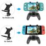 Adjustable Clip Holder for Nintendo Swicth and Pro Controller, Foldable Handle Bracket Mount Clip Game Clamp for Nintendo Switch/Nintendo Switch Lite