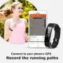 he lineee Fitness Tracker, Activity Tracker Watch with Heart Rate Monitor, Waterproof Smart Fitness Band with Step Counter, Calorie Counter, Child Female and Male Pedometer Watch