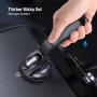 Nulaxy Phone Holder for Car, No Obstruction View Dashboard Windshield Car Phone Mount Strong Suction with Extra Gel Pad for iPhone 11 Pro Max/11/XS Max, Galaxy S10, Google Pixel 3 XL Other 4.7- 6.5“