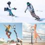 ULANZI Carbon Fiber Extension Monopod Pole Rod Extendable Stick 1/4 Thread Compatible for DJI OSMO Mobile 3 Zhiyun Smooth 4 Q/Hohem/Moza Stabilizer Gimbal