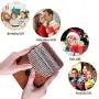 Kalimba Thumb Piano 17 Keys with Tuning Hammer and Study Instruction,Portable Mbira Sanza Finger Piano, Musical Intruments Gifts for Kids Adults Beginners