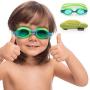 Kids Swim Goggles || Swimming Goggles for Kids (Age 2-8 years old) with Fun Car Hardcase for Easy Transportation || Cushioned Frames || Anti Fog Lenses || UV Protection ||