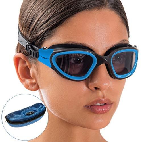 AqtivAqua Wide View Swim Goggles // Swimming Workouts - Open Water // Indoor - Outdoor Line