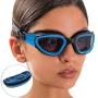 AqtivAqua Wide View Swim Goggles // Swimming Workouts - Open Water // Indoor - Outdoor Line