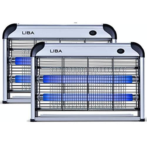 LiBa Bug Zapper Electric Indoor Insect Killer Mosquito, Bug, Fly Killer Powerful 2800V Grid (2-Pack)