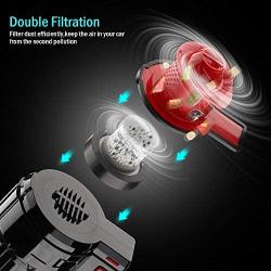 UNIWA Car Vacuum Cleaner 6000PA 150W DC12V Portable Handheld Low Noise Wet Dry Use for Quick Cleaning