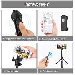 Selfie Stick, Professional 45-Inch Selfie Stick Tripod, Extendable Selfie Stick with Wireless Remote and Tripod Stand for iPhone 6 7 8 X Plus/Samsung Galaxy Note 9/S9 Plus and More