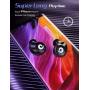 Wireless Earbuds TWS Bluetooth Earbuds Stereo Bluetooth 5.0 Headphones Sports IPX7 Waterproof Wireless Earphones with 2200mah Charging Case/Box, Built-in Mic … (Black)