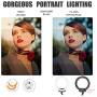 Ring Light 16 Inch 38W LED Ring Light Kit with Tripod Stand with Phone Holder Adjustable Color Temperature Circle Lighting for iPhone Camera for Vlog, Makeup, YouTube, Video Shooting, Selfie