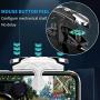 Newseego Mobile Game Controllers, [Quicker Response] Phone Trigger Key Mobile Shooter Aim & Fire Buttons Physical Joystick for Knives Out/PUBG/Rules of Survival L1R1 for iOS Android Phone, White
