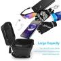 COPOZZ Sport Bicycle Bike Handlebar Bag, Waterproof Bike Front Frame Top Tube Cycling Storage Bag with Touch Screen, Fits Cellphone Below 6.5 Inch