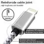 Zteanok iPhone Charger MFi Certified, 4Pack 3FT 6FT 6FT 10FT Nylon Braided Lightning to USB Cord Compatible iPhone 11/ X/iPhone 8/8 Plus/iPhone 7/7 plus/6/6s/plus Zteanok iPhone Charger MFi Certified, 4Pack 3FT 6FT 6FT 10FT Nylon Braided Lightning to USB Cord Compatible iPhone 11/ X/iPhone 8/8 Plus/iPhone 7/7 plus/6/6s/plus