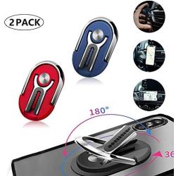 Rainlin Car Phone Bracket Multipurpose Mobile Phone Bracket 360°Rotation Cell Phone Ring Holder Multiple-Angle Portable Phone Kickstand Finger Ring
