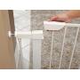 MidWest Homes for Pets Steel Pet Gate | Pet Safety Gate; 29" & 39" Tall in Soft White or Textured Graphite