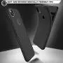 Thinkart Google Pixel 4a Case,Pixel 4A Case with Tempered Glass Screen Protector [ Two Packs ] Resistant Anti Slip Grippy Soft TPU Case for Google Pixel 4A Phone (Black)