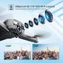 Holy Stone HS160 Pro Foldable Drone with 1080p HD WiFi Camera for Adults and Kids, Wide Angle FPV Live Video, App Control, Gesture Selfie, Tap Fly, Optical Flow, Altitude Hold and 2 Batteries