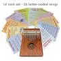 Kalimba for Kids with 20+ Easy Play Songs for Beginners - Thumb Piano 10 keys