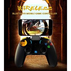 PG-9118 Mobile Game Controller,Wireless BT 4.0 Gamepad Joystick Game Controller Compatible for PUBG iOS Smartphone Android Mobile Phone PC Android TV Box