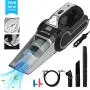 Enpro Handheld Vacuums, Mutifunction Car Vacuums Cleaner with Searchlight, Tire Pressure Gauge and Car Inflator, 120W DC 12V Up to 6500Pa Powerful Suction for Wet and Dry Amphibious Enpro Handheld Vacuums, Mutifunction Car Vacuums Cleaner with Searchlight, Tire Pressure Gauge and Car Inflator, 120W DC 12V Up to 6500Pa Powerful Suction for Wet and Dry Amphibious