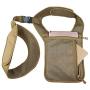QEES Underarm Concealed Holster Wallet for Men, Anti-Theft Left Shoulder Bag, Hidden Shoulder Wallet, Multi-Purpose Portable Security Bag for Travel/Outdoors GJB436