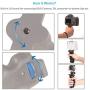 Annsm Camera Handheld Grip Handle Stabilizer with 1/4” Screw for DSLR SLR Cameras Canon Panasonic Sony Nikon Pentax and iPhone Samsung Smart Phone Gopro Hero etc