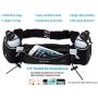 Running Hydration Belt with Water Bottles (2x 10oz), Fuel Belt Fits Iphone 6s Plus for Running, Race, Marathon, Hiking, Adjustable Waist Hydration Pack, Men & Women Runners Belt