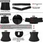 KIWI RATA Neoprene Sauna Waist Trainer Corset Sweat Belt for Women Weight Loss Compression Trimmer Workout Fitness KIWI RATA Neoprene Sauna Waist Trainer Corset Sweat Belt for Women Weight Loss Compression Trimmer Workout Fitness