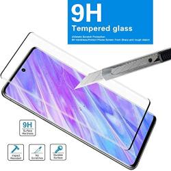 [2 Pack] Galaxy S20 Plus Screen Protector [9H Hardness] [Support Fingerprint Unlock] [3D Full Edge Covered] [Case Friendly] Tempered Glass Protector for Samsung Galaxy S20 Plus/S20+