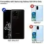 [2+2] HATOSHI for Samsung Galaxy S20 Ultra 5G (6.9-inch), 2 Pack Flexible TPU Film Screen Protector + 2 Pack Tempered Glass Camera Lens Protector, [Maximum Coverage] [Bubble Free] Case Friendly