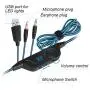 EasySMX Comfortable LED 3.5mm Stereo Gaming LED Lighting Over-Ear Headphone Headset Headband with Mic for PC Computer Game with Noise Cancelling & Volume Control EasySMX Comfortable LED 3.5mm Stereo Gaming LED Lighting Over-Ear Headphone Headset Headband with Mic for PC Computer Game with Noise Cancelling & Volume Control
