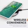 Emerge Black Helix Wireless Charger with 5ft Micro USB Cable