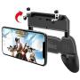 CQLEK Gamepad Playground 2 in 1 Mobile Remote Controller Holder Handle Joystick Triggers for PUBG L1 R1 Shoot Aim Button for iOS and Android - Black