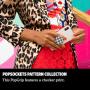 PopSockets: PopGrip with Swappable Top for Phones and Tablets - Checker Black