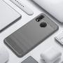 Samsung A20 case,Galaxy A20 Case,Galaxy A30 Case,MAIKEZI Soft TPU Slim Fashion Anti-Fingerprint Non-Slip Protective Phone Case Cover for Samsung Galaxy A20/A30(Gray Brushed TPU)