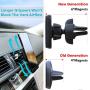 [2 Pack] Phone Car Holder Magnetic, APPS2Car Ultimate Hands Free Car Phone Mount Holder,Built-in 6 Strong Magnets,Air Vent Cell Phone Holder for Car with Adjustable Secure Tightening System