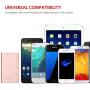 Portable Charger Yoobao Power Bank Apple & Micro Input 8000mAh Compact Powerbank External Cellphone Battery Backup Pack Compatible iPhone X 8 7 6 Plus Android Smartphone Samsung Galaxy etc- Rose Gold