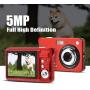 Mini Digital Camera Video,2.7 inch LCD HD Digital Camera for Kids Teens Beginners Point and Shoot Rechargeable Cameras Video,Indoor Outdoor for Travel,Camping,Birthday Gifts(Red)
