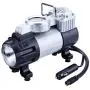 TIREWELL 12V Tire Inflator - Heavy Duty Direct Drive Metal Pump 150PSI, Portable Air Compressor with LED Light and Battery Clamp